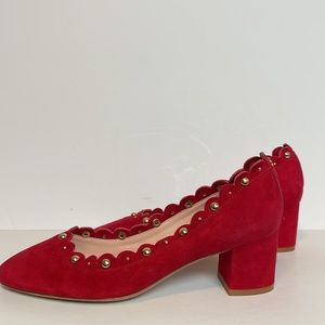 Kate Spade, block red heel, Wm’s Sz 7M